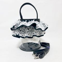setsuko sagittaire セツコ サジテール ２WAYバッグ ハンドバッグ ショルダーバッグ シティ PVC 白 クリア SCI-122-WHT 美品