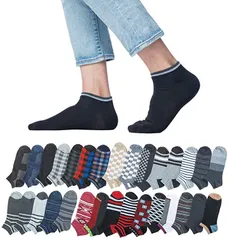 Ys factory ワイズファクトリー メンズソックス スニーカーソックス 靴下 スポーツ くるぶし ５/10足セット 5足ランダムセット 25-27cm( 5足ランダムセット,  25.0-27.0 cm)