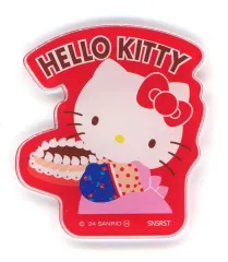 【中古】マグネット・磁石 ハローキティ(ケーキ) 「サンリオキャラクターズ ダイカットアクリルマグネット HELLO KITTY ＆ MY MELODY」