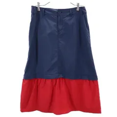 ヘリーハンセン 裾切替えデザイン ミモレ丈 裾切替 デザイン スカート L ネイビー HELLY HANSEN レディースのサムネイル