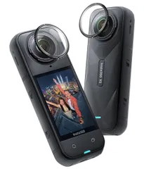 【在庫処分】回転式 保護ミラー レンズガード X5 専用 レンズカバー/レンズ保護フィルター Insta360 Insta360 X5レンズフィルター 【JIAYJP】レンズ保護フィルム 液晶保護 for キズ防止 高透過率（注：9H硬度）のサムネイル