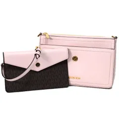 マイケルコース バッグ MICHAEL KORS レザー メイジー 3 IN 1 ポーチ付き クロスボディー ショルダー クラッチ バッグ パウダーブラッシュ 35T1G5MC2L