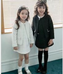 卒園式 スーツ 女の子 入学式 スーツ 子供服 女の子ドレス 2点セット 卒業式 スーツ 女の子 子供 フォーマル キッズ フォーマルスーツ 韓国
