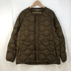 UNIQLO × White Mountaineering ユニクロ ホワイトマウンテニアリング ウルトラライトダウンオーバーサイズジャケット ブラウン系 XLサイズ