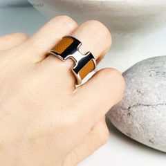 HERMES Olympe オランプ GM リング Gold x silver palladium