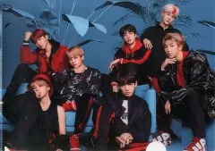 【中古】クリアファイル(男性アイドル) BTS(防弾少年団) A4クリアファイル(絵柄B) 「CD FACE YOURSELF」 HMV 3形態セット同時予約購入特典