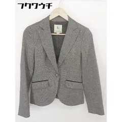 ◇ KUMIKYOKU 組曲 1B 長袖 テーラードジャケット サイズ 2 ブラウン系 レディース  【中古】 【1201140002476】