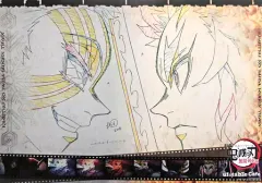 【中古】マグカップ・湯のみ 煉獄杏寿郎＆猗窩座 紙製ランチョンマット 「劇場版 鬼滅の刃 無限列車編×ufotable Cafe 第二期 前半」 フード＆デザート注文特典