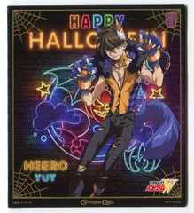 【レア】ガンダムカフェハロウィン　ポスター　ヒイロ・ユイ ガンダムカフェ「GUNDAM Café Halloween」9月10日より開催決定