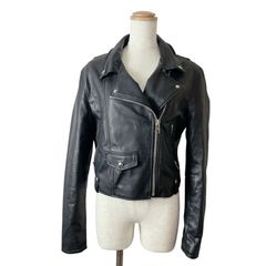 美品　Y2K フェイクレザー　ライダースジャケット　L 平成ギャル　短丈　ベルシュカ