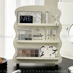 卓上 ウェーブラック 眼鏡置き 鍵置き 収納ラック スタンド 棚 スチール 奥行き 9cm 韓国 おしゃれ 洗面 玄関 リビング 白 ホワイト