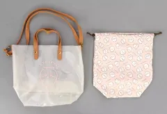 【中古】バッグ ちいかわ トートバッグ ショルダーベルト＆巾着付き 「ちいかわ なんか小さくてかわいいやつ×しまむら」