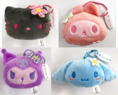 【中古】キーホルダー 全4種セット 「サンリオキャラクターズ リンリン鈴ぬいぐるみ～カオハナデザイン～」