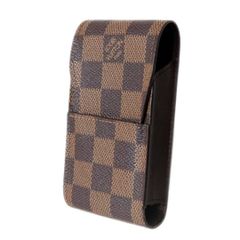 FENDI フェンディ ペカン柄 ブロックチェック PVC シガレット 小物入れ