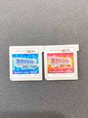 【七重浜34-2-070509】中古品 ポケットモンスター オメガルビー アルファサファイア 2本セット ソフトのみ  3DS ソフト ポケモン ゲームのサムネイル