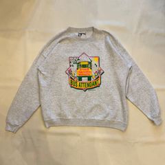 90s　lee　スウェット　カレッジ　アート　短丈　【T-375】