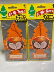 芳香剤 ビッグリトルツリー Little Trees ココナッツ 吊り下げタイプ　2個