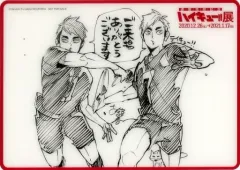 【中古】キャラカード 宮侑＆宮治 描きおろしクリアカード 「ハイキュー!!展」 来場者特典