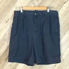 M1-00566  【Mens】  POLO BY RALPH LAUREN(ポロバイラルフローレン) ショートパンツ 33(M相当) / ネイビー 全体的に色落ち有 S-18