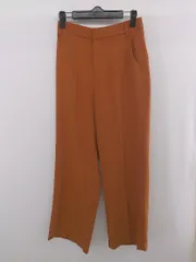 ◇ LOWRYS FARM ローリーズファーム センタープレス パンツ サイズM オレンジ レディース E  【1305110019195】