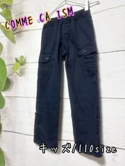 COMME CA ISM コムサイズム キッズ カーゴパンツ 110cm ネイビー 子供服 男 女 ユニセックス ボトムス 長ズボン 古着
