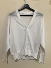 31659  NANO universe（ナノ・ユニバース） カーディガン　ラメ　ホワイト