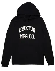 Brixton Varsity Broken In Pullover Hoodie Black Worn Wash XL パーカー 送料無料のサムネイル