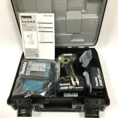 未使用 マキタ 充電式インパクトドライバ TD173DRGXO フルセット 18V 6.0Ah オリーブ 純正品 コードレス makita △ DW2700-