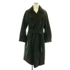 バブアー Barbour デスパッチライダースワックス DESPATCH RIDERS WAX コート ロング ベルト コーデュロイ 裏地チェック 40 L チャコール カーキ /NW3のサムネイル