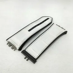 新品HUBLOT 純正ラバーベルト 白　6-701-100 12-701-80 HUBLOT ウブロ 純正 ラバーベルト ビッグバン44mm用 6-25-100/12