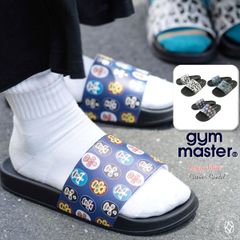 シャワーサンダル ジムマスター Gym Master ハッピーペイントシャワーサンダル 覆面レスラー おじさん ヒッピー スポーティー 靴 スリッポン ビーチサンダル 春夏スタイル