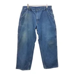 Carhartt カーハート デニム ペインターパンツ 大きいサイズ ブルー(メンズ W40 L30)中古 古着 U8335