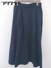 ◇ KBF アーバンリサーチ ウエストゴム ロング フレア スカート サイズOne ネイビー レディース  【1110080003224】