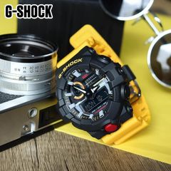 CASIO カシオ  Gショック ジーショック GA-700MT-1A9 海外モデル メンズ 腕時計 防水 アナログ アナデジ 黄色 イエロー ブラック 黒 G-SHOCK ジーショック gショック g-shock 時計 gshock