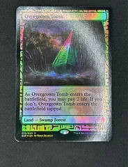 Foil 草むした墓/Overgrown Tomb EXP 英語 NM MTG マジック：ザ