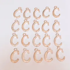 C ＊20個 アルファベットチャーム