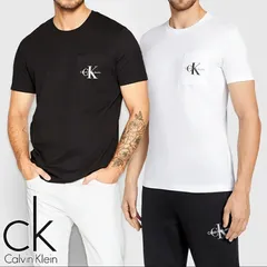 新品　訳あり　特価　Calvin Klein Jeans カルバンクライン ジーンズ スリムモノグラム ポケットT J30J320936 メンズ 半袖 白 綿 CK ロゴ