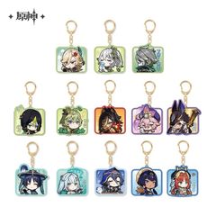 原神・公式　ティナリ　ドリ　セノ　ナヒーダ　放浪者　アルハイゼン　カーヴェ　アクリルキーホルダー