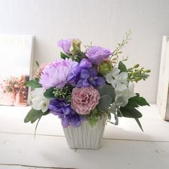 お供え　アレンジメント　アーティフィシャルフラワー　直送　枯れないお花　ご仏前　仏花　177