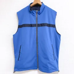 ダックス DAKS ベスト ジップ リバーシブル 青系 Lサイズ 891516のサムネイル