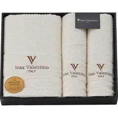 アイザック・バレンチノ　バス・フェイスタオルセット IVO-23350 香典返し 御供 粗供養 詰め合わせ ギフト プレゼント 割引 景品 品物 新築祝い 結婚内祝い 出産内祝い ご挨拶 引っ越し 引越し 内祝い 写真入り メッセージカード のし