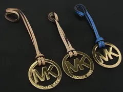 ■美品～■ MICHAEL KORS マイケルコース MKモチーフ バッグチャーム 3点セット まとめ売り ゴールド系 DD9315
