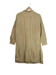 新品 DRESKIP ニット タートルネック ワンピース 25020910