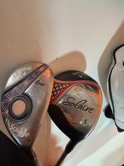 キャロウェイ ソレイル 5W6H ユーティリティ ゴルフクラブ2本セット ヘッドカバー付 レディース