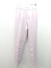 ◇ ◎ ●未使用● Je chichi フロントファスナー シンプル フェミニン テーパードパンツ サイズＳ パープル レディース E  【1310050020088】