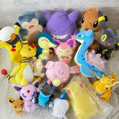 ポケットモンスター ぬいぐるみ 17点セット 大量 ポケモンセンターあり のほほんピカチュウぬいぐるみ未開封 タグあり多数 17