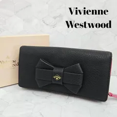 Vivienne Westwood ヴィヴィアンウエストウッド アングロマニア 二つ折り 長財布 ブラック 箱付き オーブ ユニセックス 小物