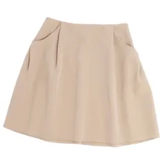 極美品 フォクシー ニューヨーク FOXEY NEW YORK スカート フレアスカート ショート丈 無地 ボトムス レディース 40(M相当) ベージュのサムネイル