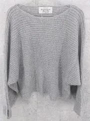 ◇ nano universe ナノユニバース 長袖 セーター F グレー *  【1002799976091】