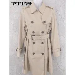 ◇ ◎ CLEAR IMPRESSION クリアインプレッション ウエストベルト付 長袖 トレンチ コート サイズ2 ベージュ レディース 【中古】 【1002802510809】のサムネイル